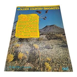 Golden‎ Country Favorites Piano Vocal Sheet Music Book Big 3 Music Corporation